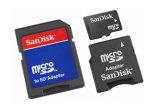The SanDisk micro SD mobile memory kit provides a flexible solution for mobile users who need a card
