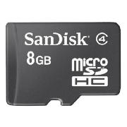SanDisk Micro SDHC 8GB Memory card
