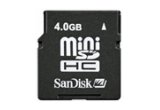SanDisk Mini SD Card (SDHC) CLASS 2 - 4GB