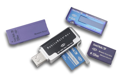 SanDisk MobileMate Memory Stick  4-in-1 Reader