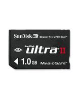 Sandisk MS Pro Duo 1GB Ultra II Memory Card