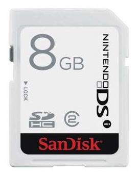 sandisk Nintendo DSi 8GB SDHC Gaming Card