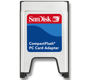 sandisk PCMCIA CompactFlash (CF) PC Adapter