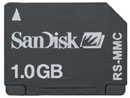 Sandisk RS-MMC 512mb card