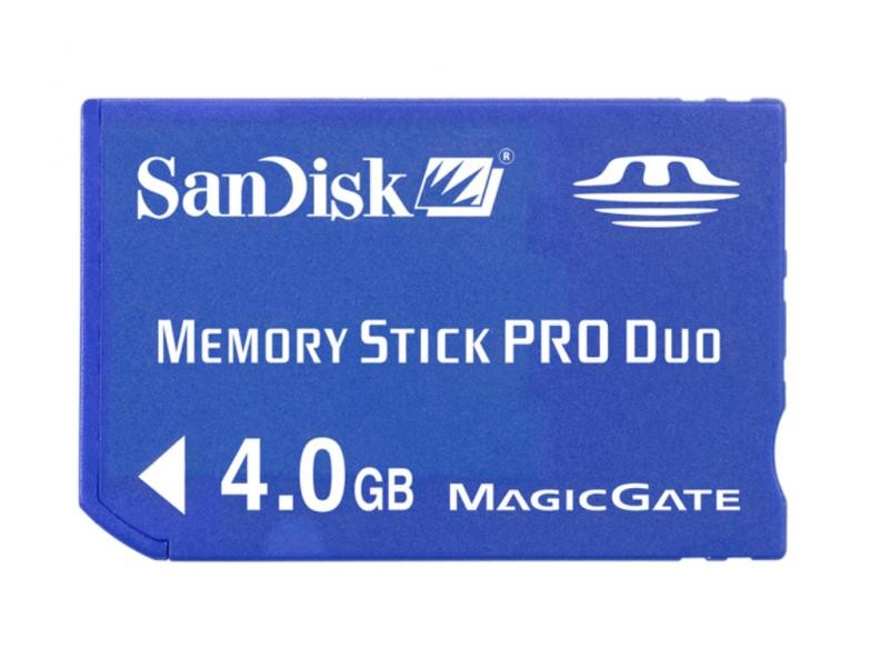 SanDisk 4GB Memory Stick Duo