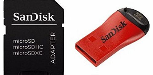 SanDisk SDDRK-121-B35 MobileMate Micro Memory Card Reader Duo - Supports Micro SD/SDHC/Memory Stick Micro M2