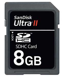 SDHC Ultra II 8GB Memory Card