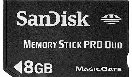 SanDisk SDMSPD-008G-B35 8 GB Pro Duo Gaming Memory Stick with MagicGate
