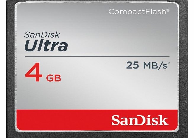 Sandisk Ultra - Flash memory card - 4 GB - CompactFlash