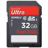 Sandisk Ultra 32GB SDHC Card - 30MB/s