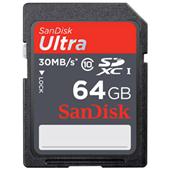 Sandisk Ultra 64GB SDHC Card - 30MB/s