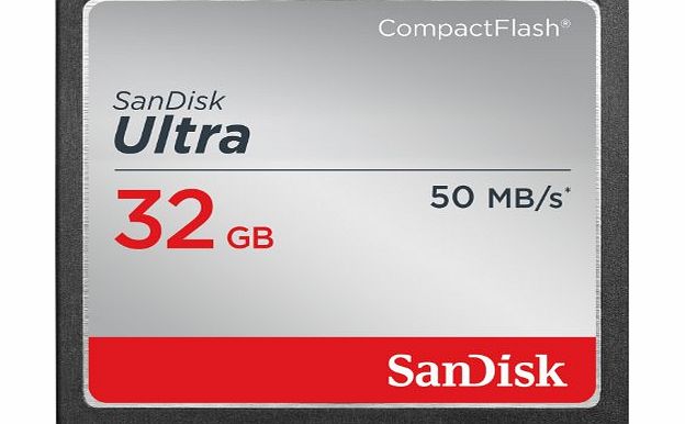 Ultra CompactFlash 32 GB Memory Card 50 MB/s (SDCFHS-032G-G46)