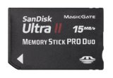 SanDisk Ultra II Memory Stick PRO Duo 15MB/sec - 16GB