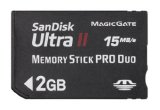 SanDisk Ultra II Memory Stick PRO Duo 15MB/sec - 2GB