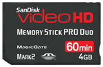 SanDisk Ultra II MSPD Video HD 4GB