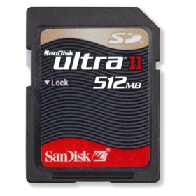 Sandisk ultra II sd 512mb memory card
