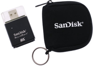 Sandisk USB MicroMate Secure Digital High Capacity (SDHC) Reader/Writer