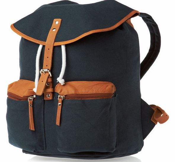Sandqvist Roald Blue Backpack - Blue