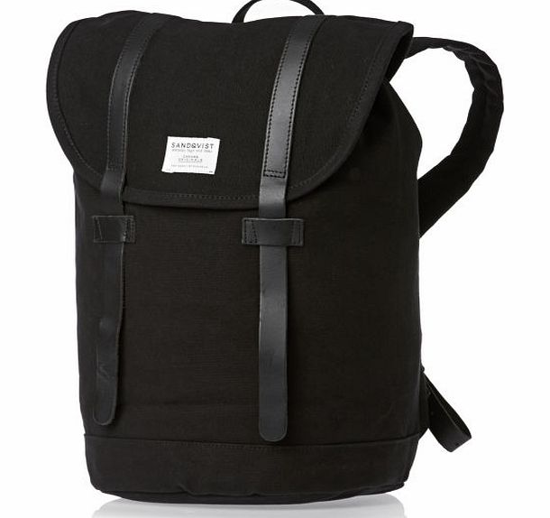 Sandqvist Stig Black Backpack - Black