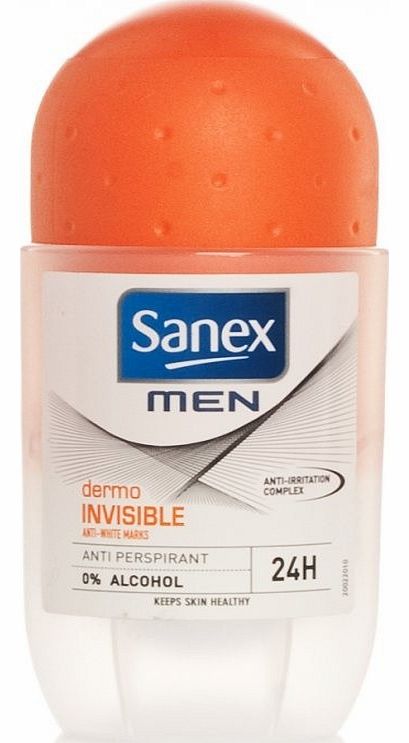 Sanex For Men Invisible Deodorant Rollon