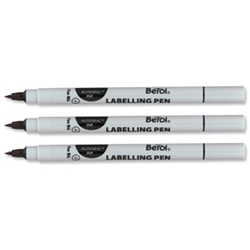 Indelible Labeling Pen Black Ref LP01