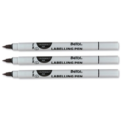 Sanford Indelible Labeling Pen Black Ref LP01
