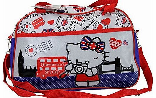 Sanrio HELLO KITTY SHOULDER BAG KIDS CHILDREN NURSERY - 2 DESIGNS (Blue/Red)