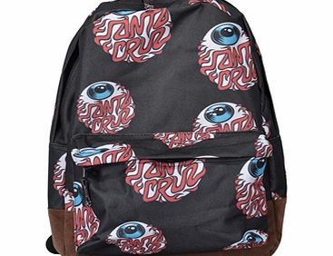 Santa Cruz Eyeball Backpack - Black