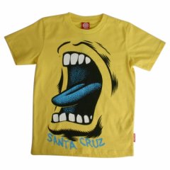 Santa Cruz Kids Santa Cruz Boys Big Hand T-shirt Lemon