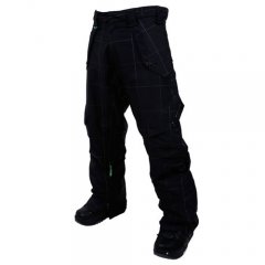 Santa Cruz Mens Santa Cruz Channel Tech Pants Black Check