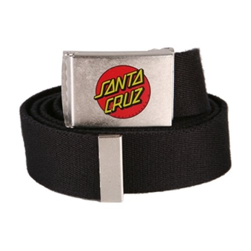 Santa Cruz Mens Santa Cruz Classic Dot Belt Black
