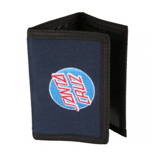 Santa Cruz Mens Santa Cruz Classic Dot Wallet Navy