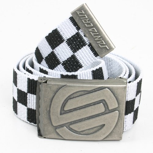 Santa Cruz Mens Santa Cruz Emobossed Knot Chequer Belt