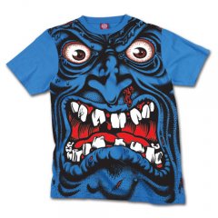 Santa Cruz Mens Santa Cruz Rob Face Tee Blue