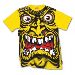 Santa Cruz Mens Santa Cruz Rob Face Tee Yellow
