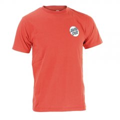 Santa Cruz Mens Santa Cruz Roskopp 1 Tee Rich Red