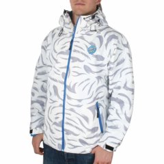 Santa Cruz Mens Santa Cruz Screamer Jacket White