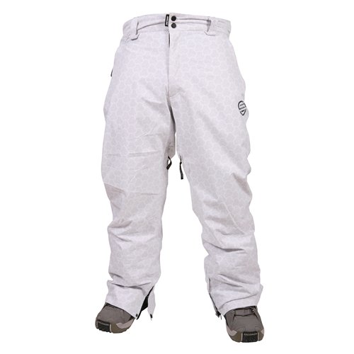 Santa Cruz Mens Santa Cruz Sierra Tech Snow Pants White