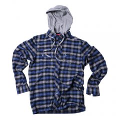 Santa Cruz Mens Santa Cruz Steady Flannel Shirt With Hood