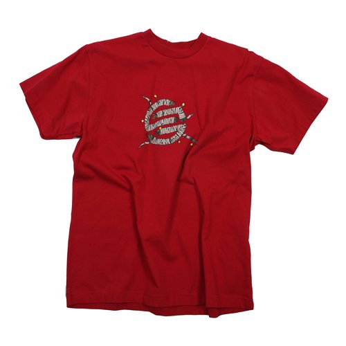 Mens Santa Cruz Vodoo Knot Tee Red