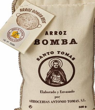 Santo Tomas 1/2Kg ``Bomba`` Paella Rice (D.O Arroz de Valencia)