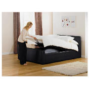 Double Bed, Brown And Standard Mattress