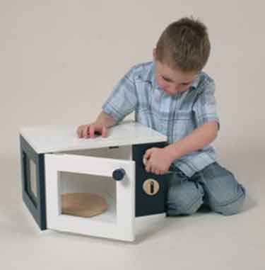 Santoys Toy Wooden Microwave Oven