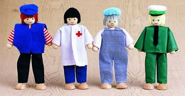Santoys Working Doll Family