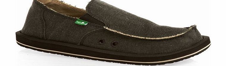 Sanuk Mens Sanuk Vagabond Shoes - Charcoal