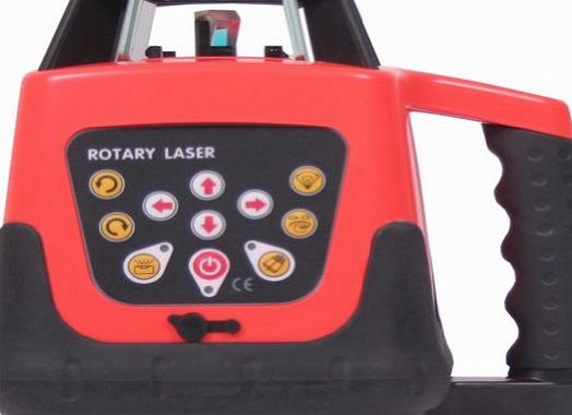 Sanven Rotary Laser Level Rotary Rotating Red Beam Laser Level 500M Range Fully Automatic Electronic Self Leveling Motorized Horizontal And Vertical Kit Complete Package In One Carryring Case