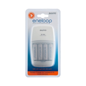 Eneloop Battery Charger with LED Light for AA /
