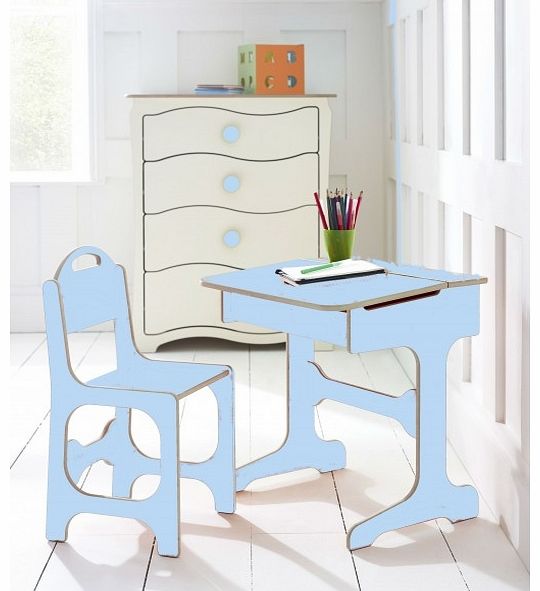 Desk & Chair-Candy Blue