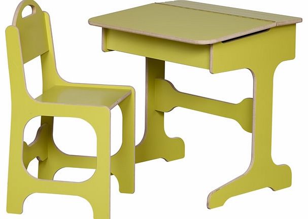 Desk & Chair-Green