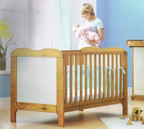 Saplings French Stephanie `Cot bed` with mattress